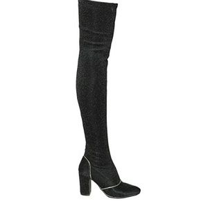 NEW  stretch thigh high boots